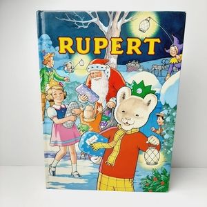 🍒 THE RUPERT ANNUAL 1992 No. 57 - Vintage HC Kids Book Daily Express